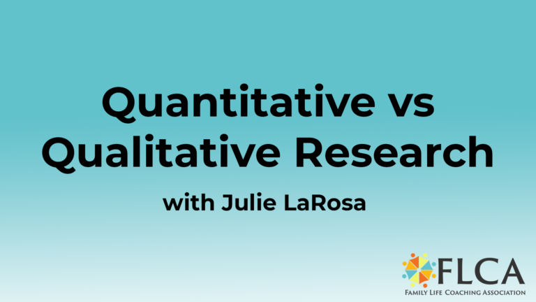 Quantitative vs Qualitative Research with Julie LaRosa